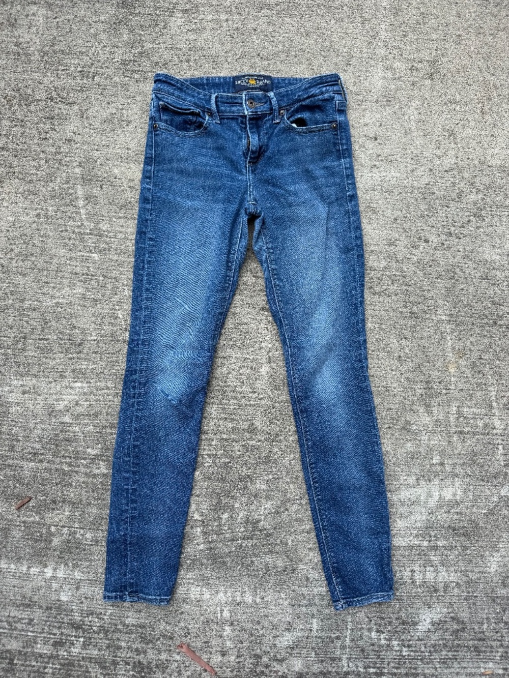 Lucky Brand Stella Skinny Medium/Dark Wash Denim Jeans Size 4/27
